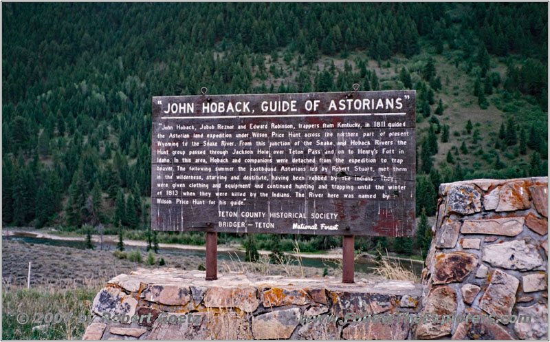 Highway 189/191, Hoback Historical Marker, Wyoming