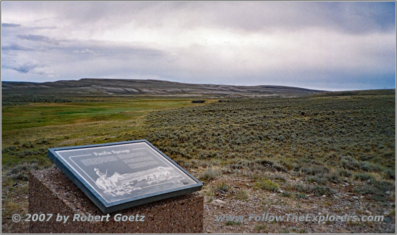 Pacific Springs Marker, Wyoming