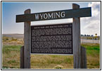 South Pass City Gedenktafel, Wyoming