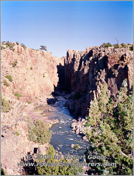 Fremont Canyon Rd/RD408, North Platte River, Wyoming