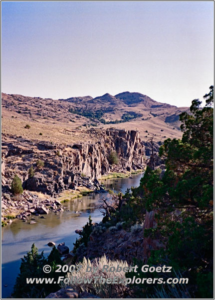 Fremont Canyon Rd/RD408, North Platte River, Wyoming