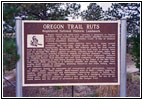 Oregon Trail Ruts, Historical Marker, WY