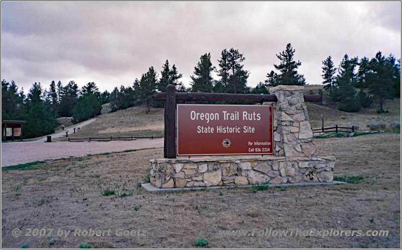 Oregon Trail Ruts Tafel, Wyoming