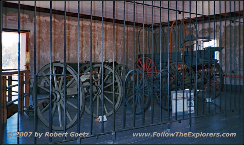 Cannons, New Guardhouse, Fort Laramie NHS, WY