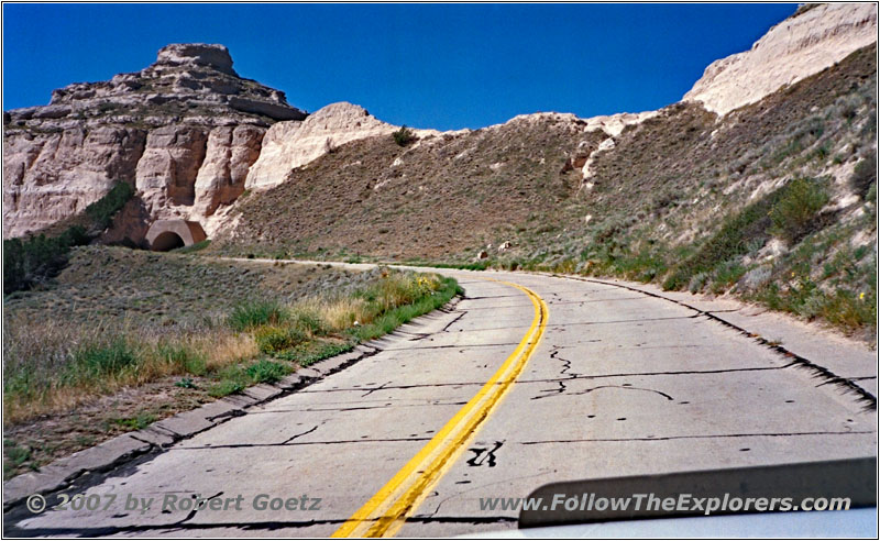 Summit Road Tunnel, Scotts Bluff National Monument, Nebraska