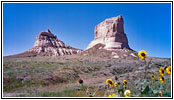 Courthouse und Jail Rock, Nebraska