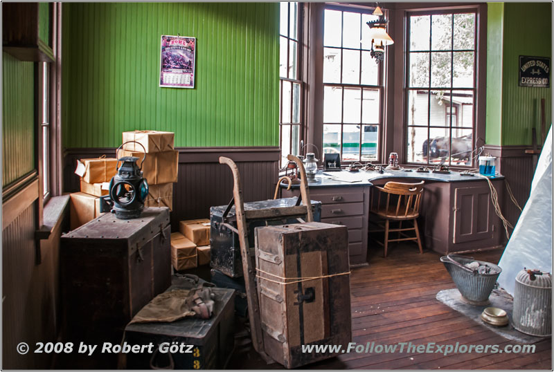 Station, Old Cowtown Museum, Wichita, Kansas