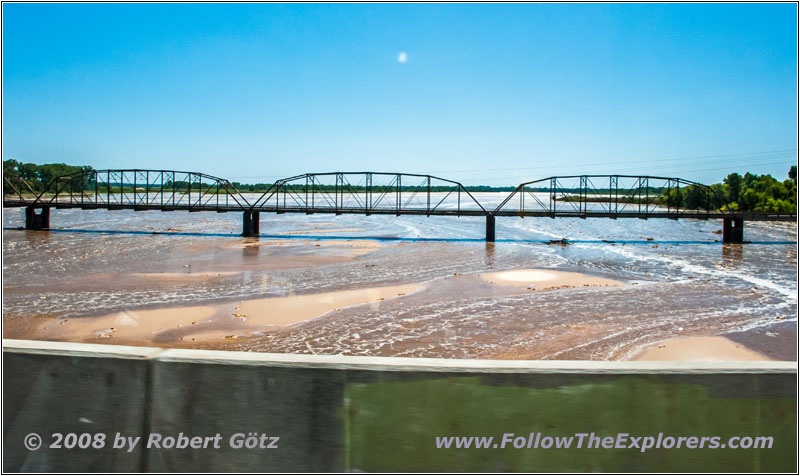 Highway 104, Arkansas River, OK