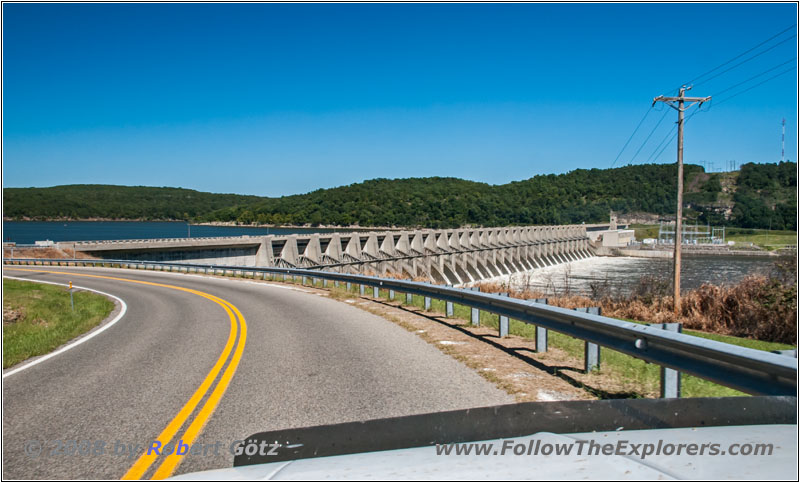 Highway 251A, Ft. Gibson Dam, OK