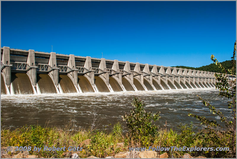 Highway 251A, Ft. Gibson Dam, OK