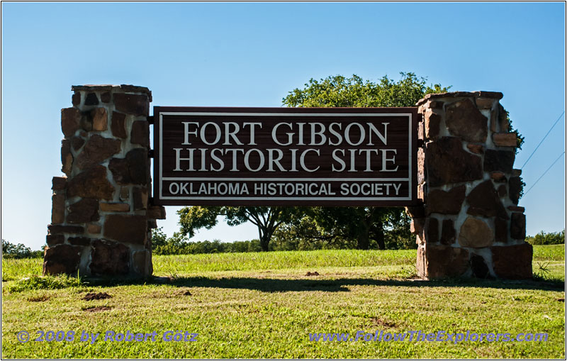 Sign Ft. Gibson, OK