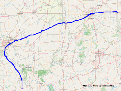 Map Sikeston to Richmond Map Sikeston to Richmond