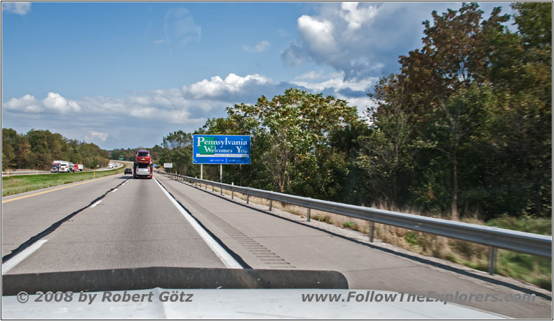 I–70, State Line WV and PA I–70, State Line WV and PA