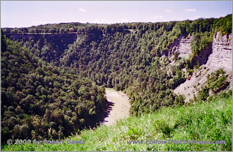 Genesee Fluß, Letchworth State Park, New York