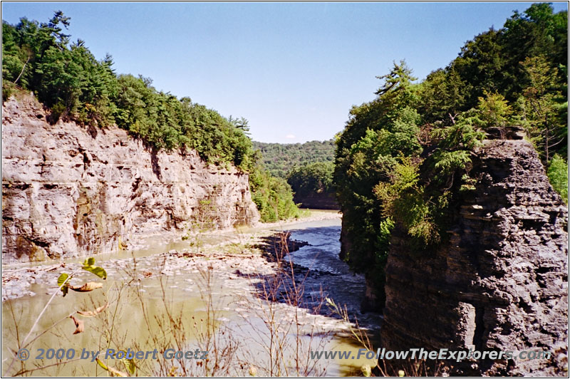 Genesee Fluß, Letchworth State Park, New York