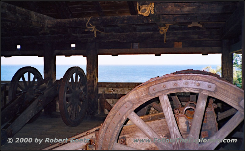 Kanonen auf Festung, Old Fort Niagara, New York