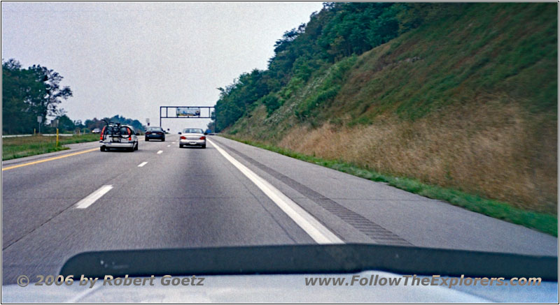 Interstate 70, Staatsgrenze Pennsylvania & West Virginia