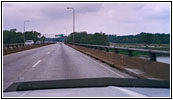 Interstate 270, Mississippi River, Staatsgrenze Illinois & Missouri