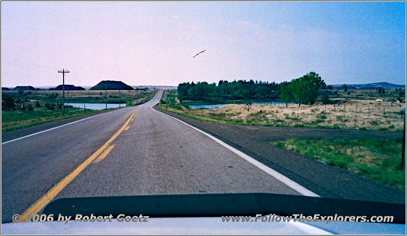 Highway 73, Flat Creek Lake, South Dakota