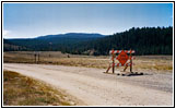 Straßensperre Union Pass, Wyoming