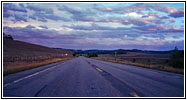 Sonnenuntergang, Highway 189/191, Wyoming