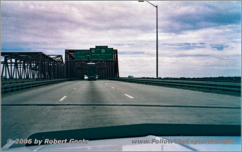 Interstate 80, Des Plaines River, Illinois