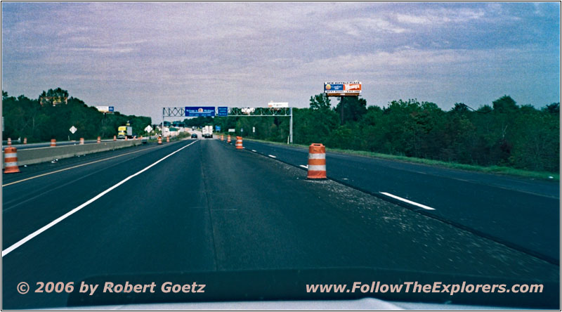 Interstate 94, Staatsgrenze Indiana & Michigan