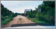 E Lapsley Rd über Gypsum Creek, Kansas