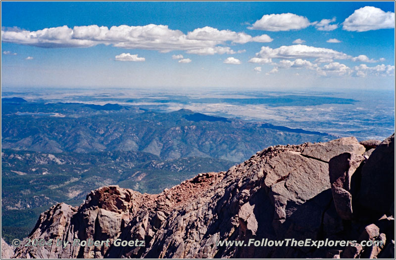 Pikes Peak Gipfel, Colorado