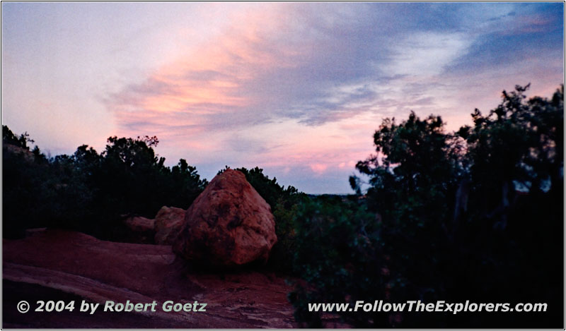Sonnenuntergang, Siamese Twins, Garden of The Gods, Colorado