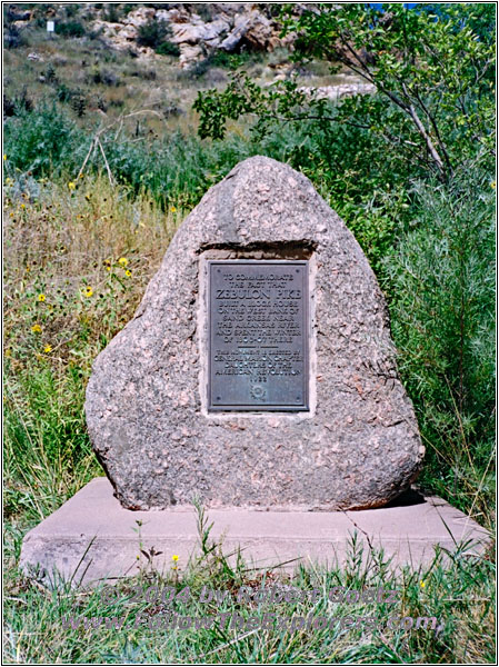 Pike Blockhouse Marker, Cañon City, CO