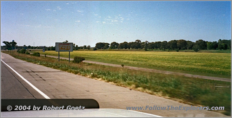 I–29, State Line IA and SD