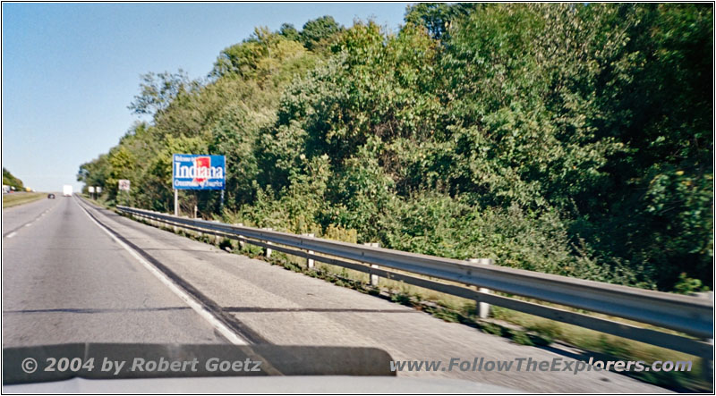 Interstate 70, Staatsgrenze Illinois & Indiana
