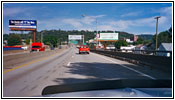 I–70, Wheeling, State Line OH and WV