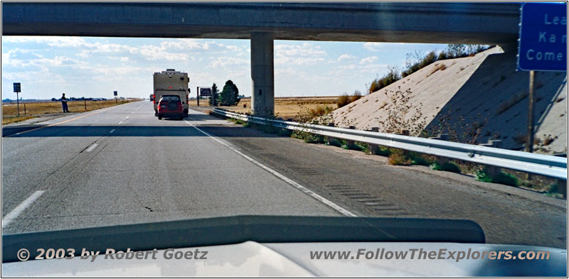 I–70, State Line KS & Colorado