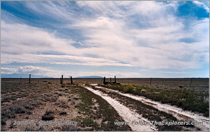 Schlammige Backroad, Colorado