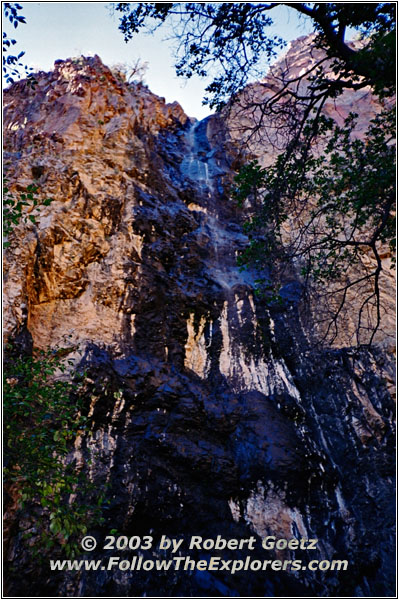 Wasserfall Pine Canyon Trail, Big Bend National Park, Texas