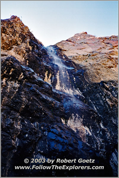 Wasserfall Pine Canyon Trail, Big Bend National Park, Texas