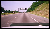 Interstate 70, Staatsgrenze Pennsylvania und West Virginia