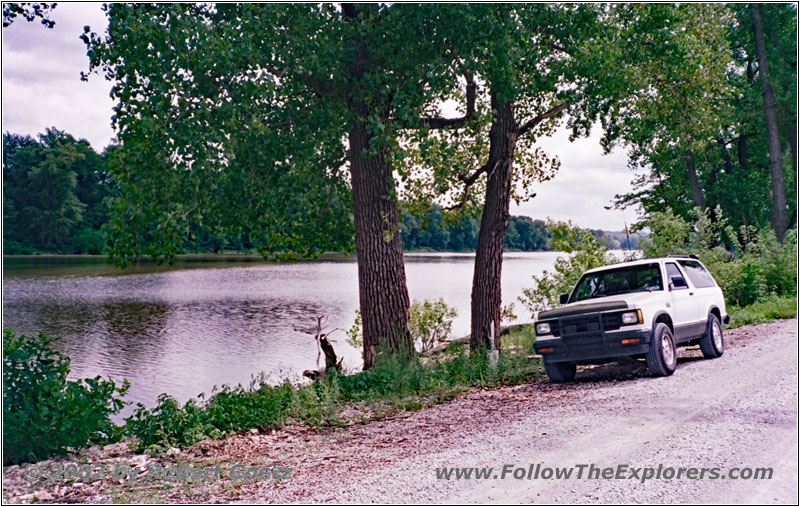 88 S10 Blazer am Mississippi River, Missouri