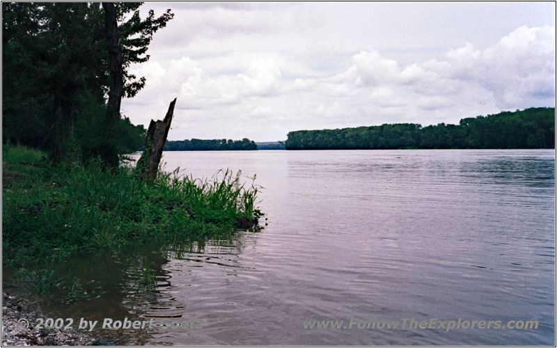 Highway P, Mississippi River, Missouri