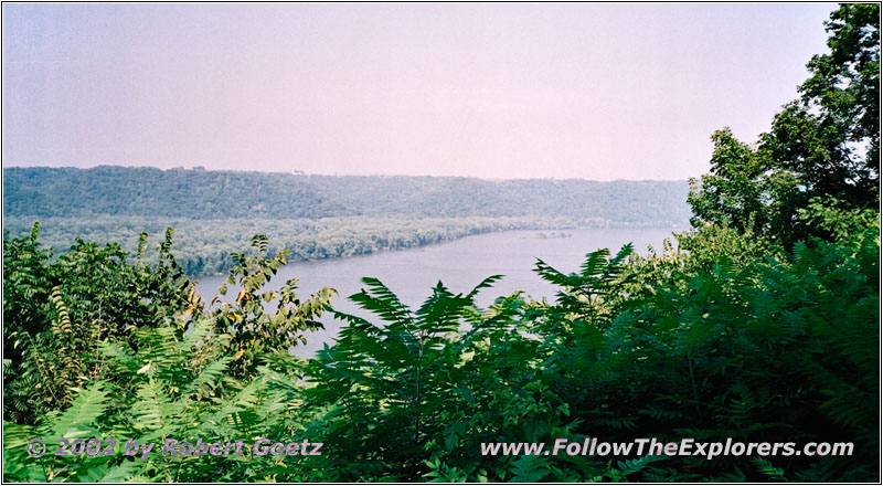 Mississippi River, Wyalusing State Park, Wisconsin
