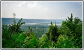 Mississippi River, Sentinel Ridge Trail, Wyalusing State Park, WI