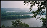 Mississippi River, Fire Point, Effigy Mounds, Iowa