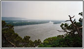 Mississippi River, Hanging Rock, Effigy Mounds, IA