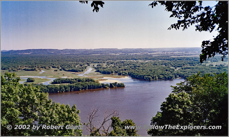 Mississippi River, Great River Bluffs State Park, Minnesota