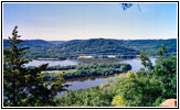 Mississippi River, Bradys Bluff Trail, Perrot State Park, Wisconsin