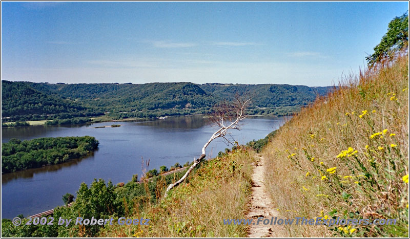 Mississippi River, Bradys Bluff Trail, Perrot State Park, WI