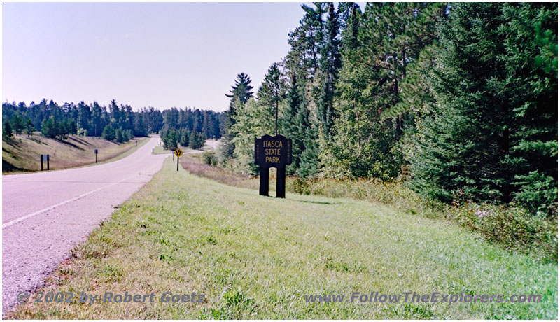 Nordeingang, Lake Itasca State Park, Minnesota