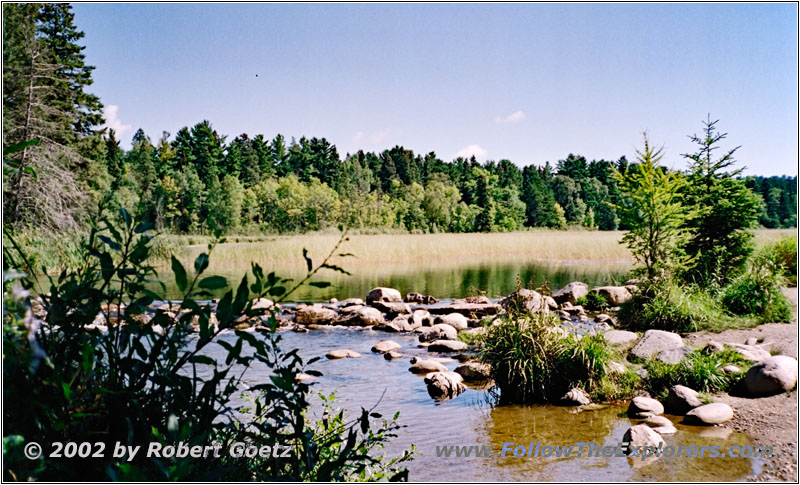 Ursprung Mississippi River, Lake Itasca State Park, Minnesota